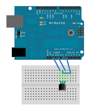 Arduino LM35 Wiring