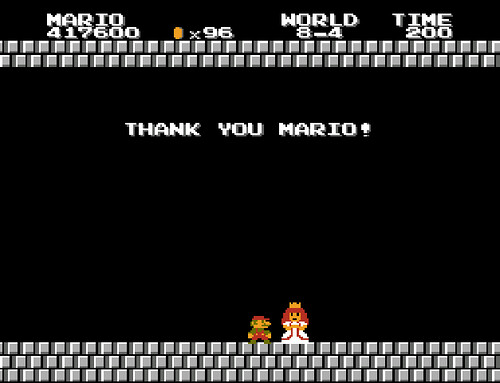 Got it, Mario... :)