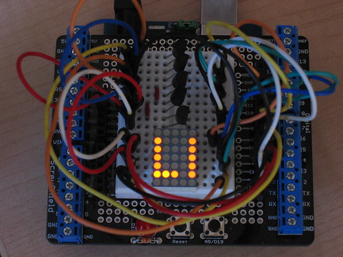 Arduino TA07-11 5x7 Dot Matrix Display